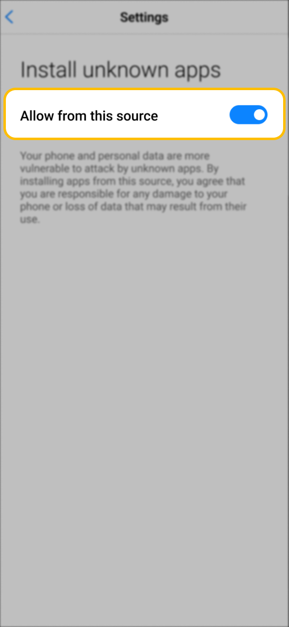 Enable this option to successfully install JeetBuzz android app.