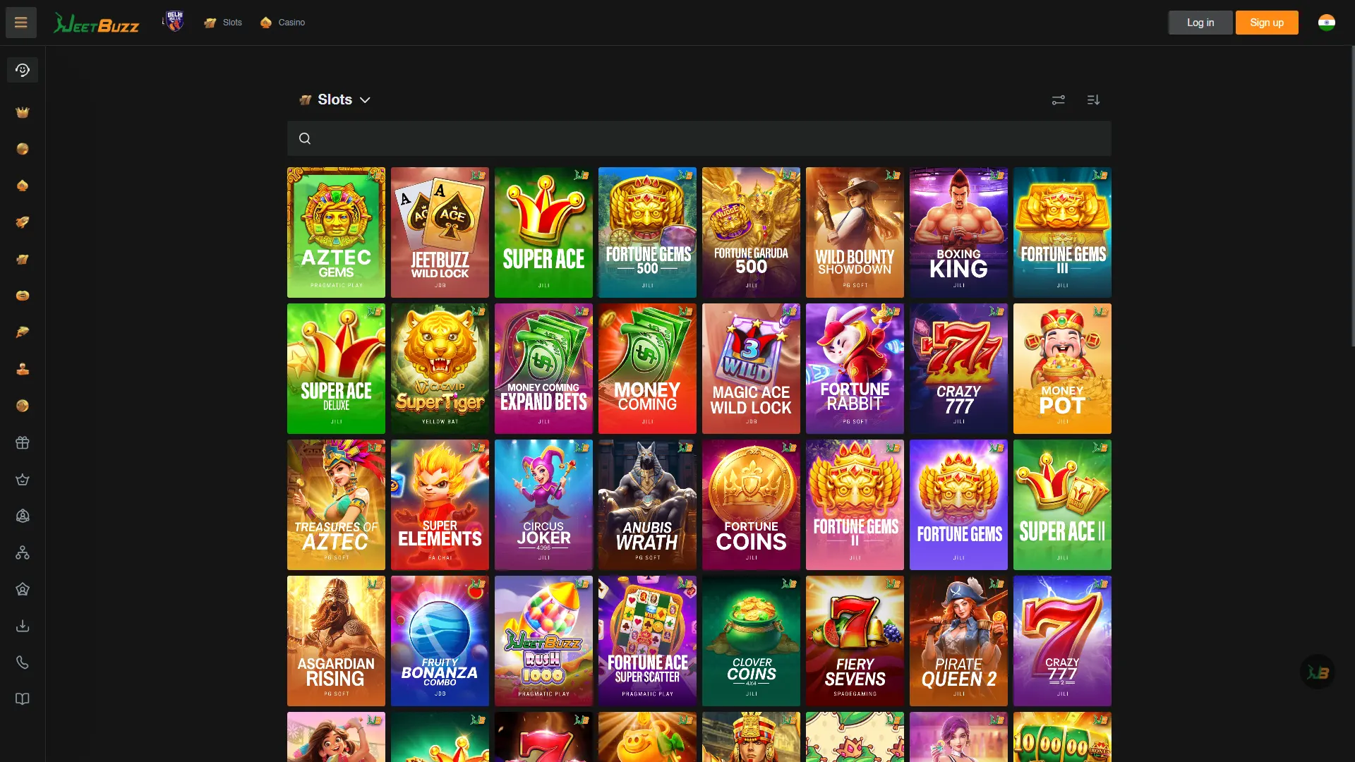 Play many different casino games at JeetBuzz.