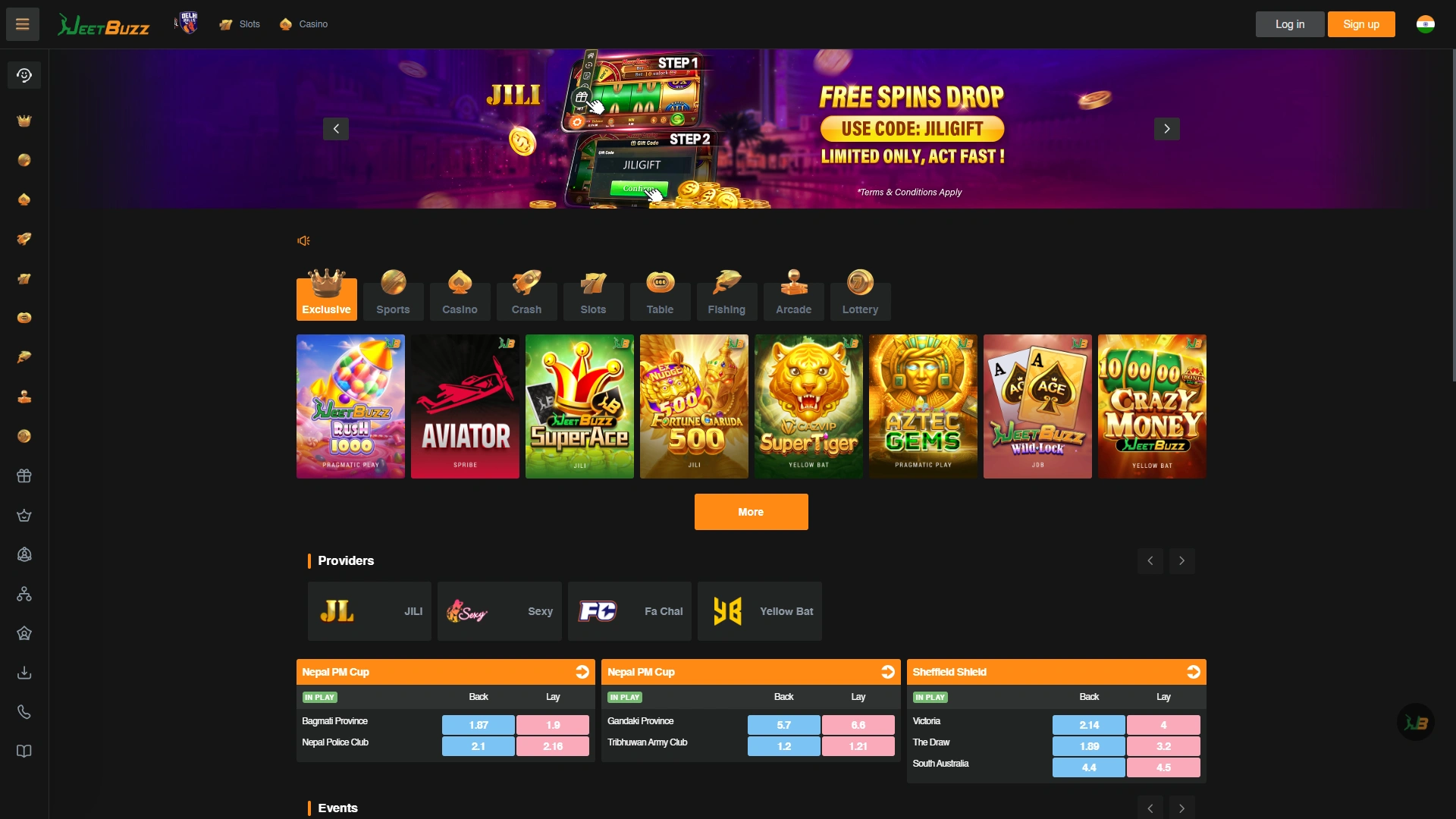 Visit JeetBuzz homepage for excluzive casino content and latest news.