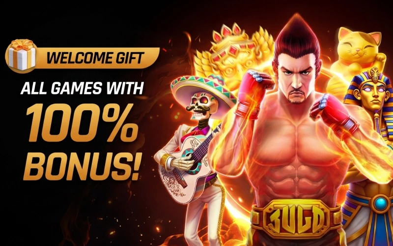 Unlock the 100% All Games Bonus and enjoy any title available at JeetBuzz casino.