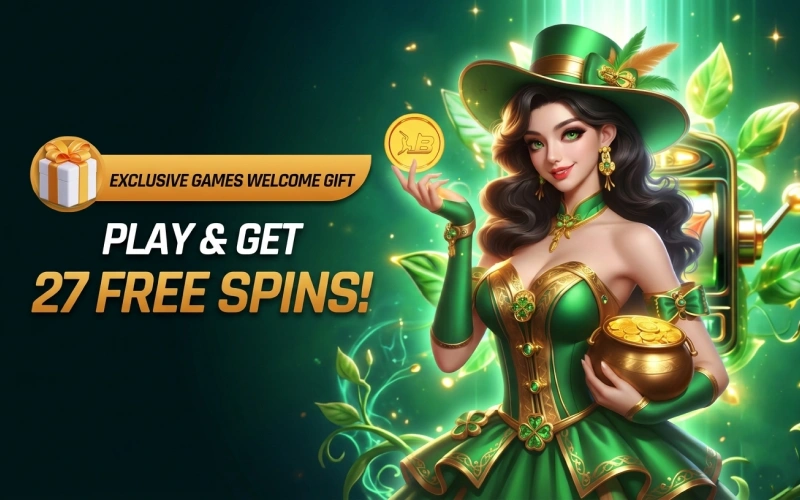 Get 27 Free Spins as a newcomer to start your slots journey at JeetBuzz India.