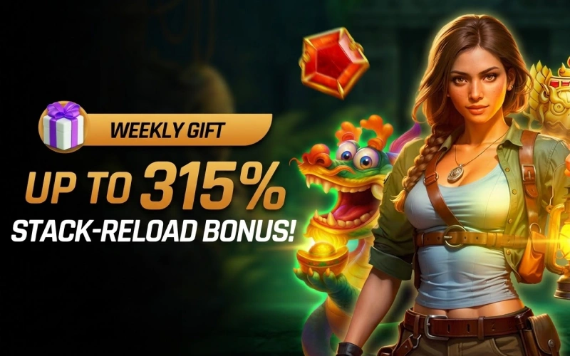 Supercharge your account with the up to 315% Stack Reload offer from JeetBuzz India.