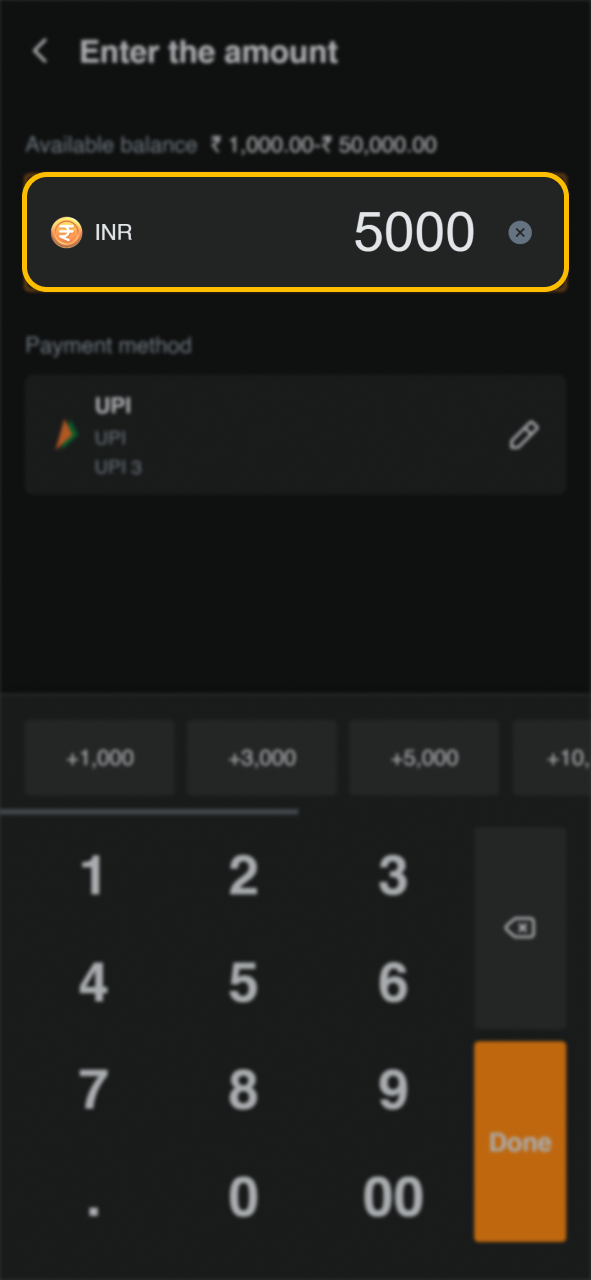 Enter deposit sum for your JeetBuzz account.